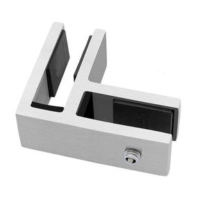 GlassX GC002 Stainless Steel Glass Connector - 90 Degree Glass to Glass