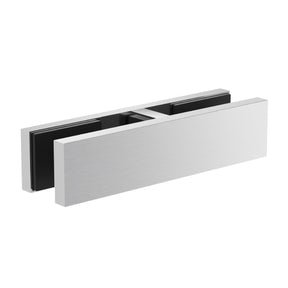 GlassX GC003 Stainless Steel Glass Connector - 180 Degree Glass to Glass