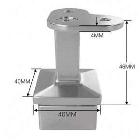 SteelX HB002 Handrail Bracket with 90 Degree Saddle