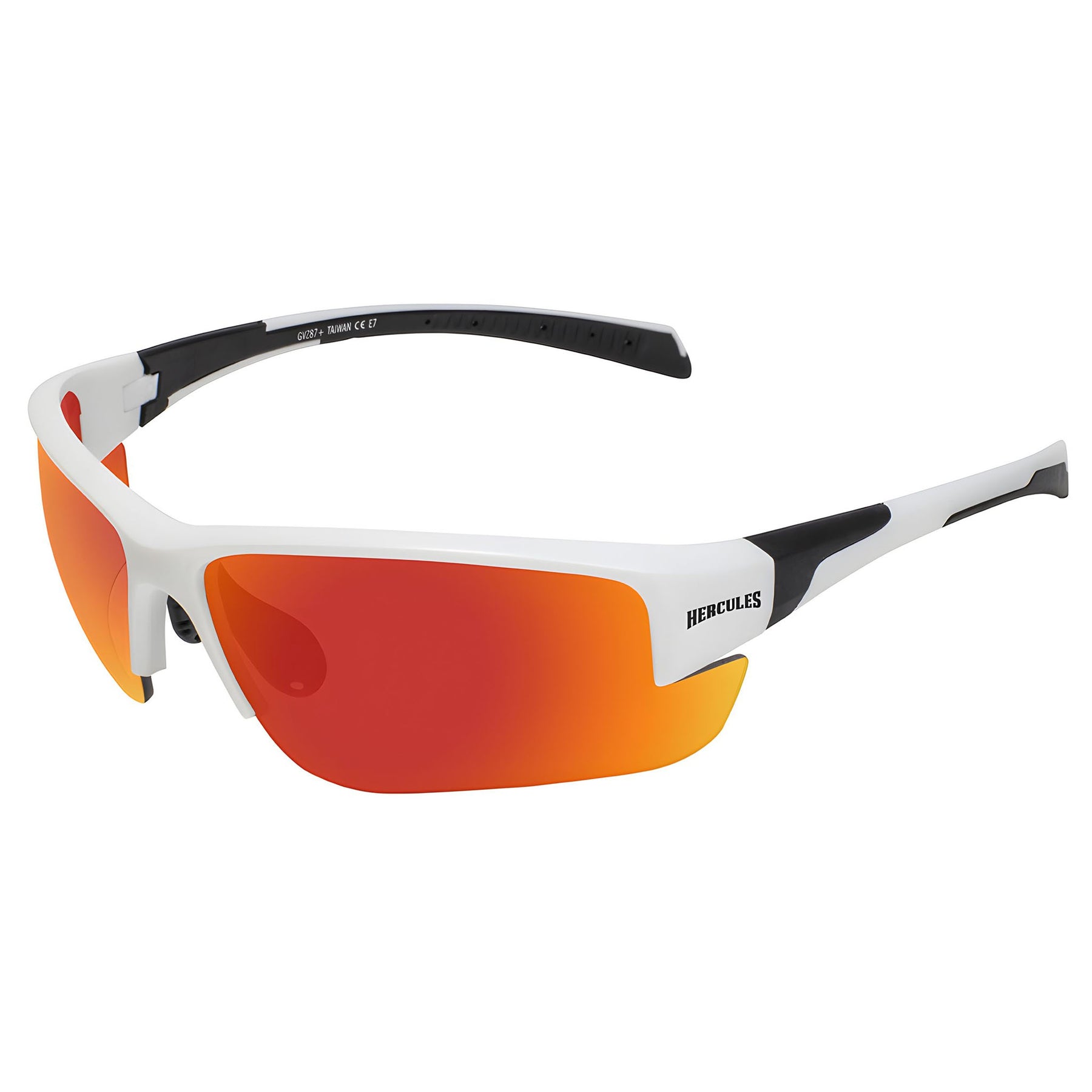 Hercules 7 White GT Safety Glasses