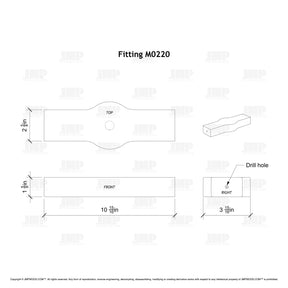Fitting M0220 - Tandem Cap