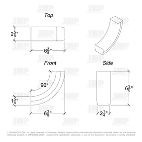 Fitting M4414 - Up Easing 90º