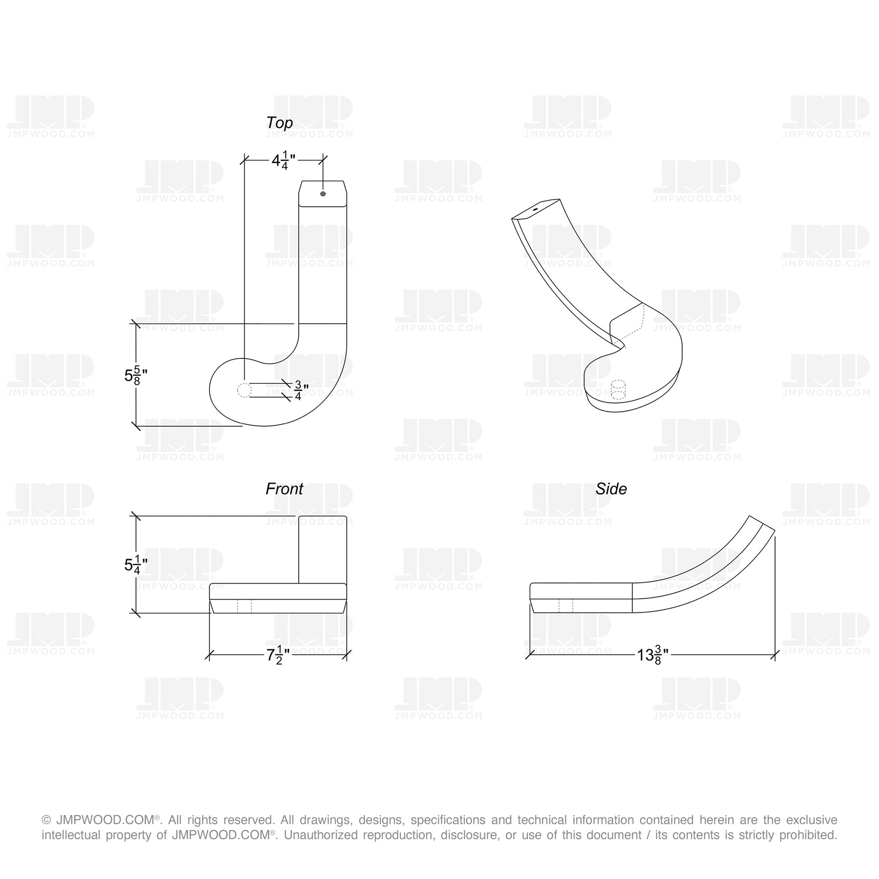 Fitting M4440 - Round Turnout Large (Left Hand)