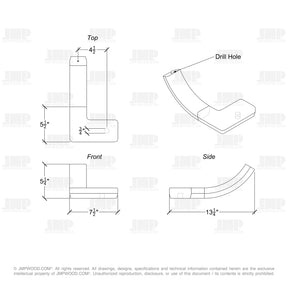 Fitting M4440SQ - Squared Turnout Large (Left Hand)