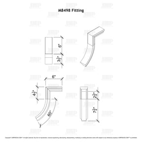 Fitting M8498 - Straight Riser With No Cap