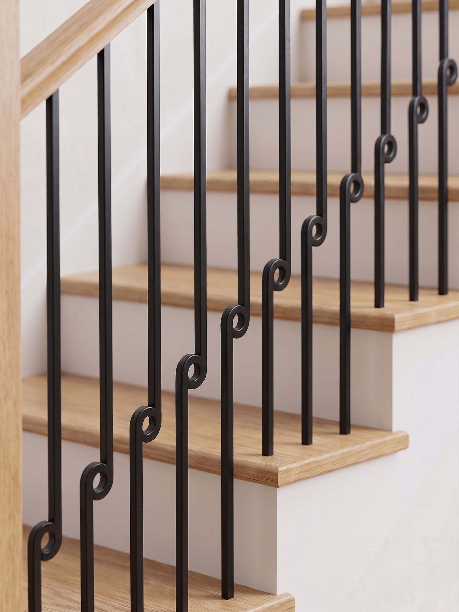 Noto Iron Baluster - 1/2" Square - Half Note