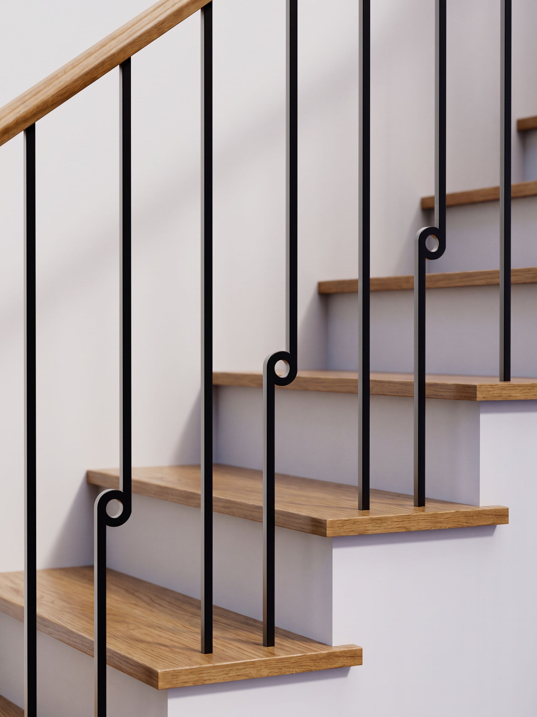 Noto Iron Baluster - 1/2" Square - Half Note