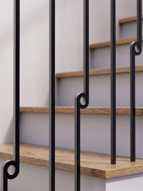 Noto Iron Baluster - 1/2" Square - Half Note