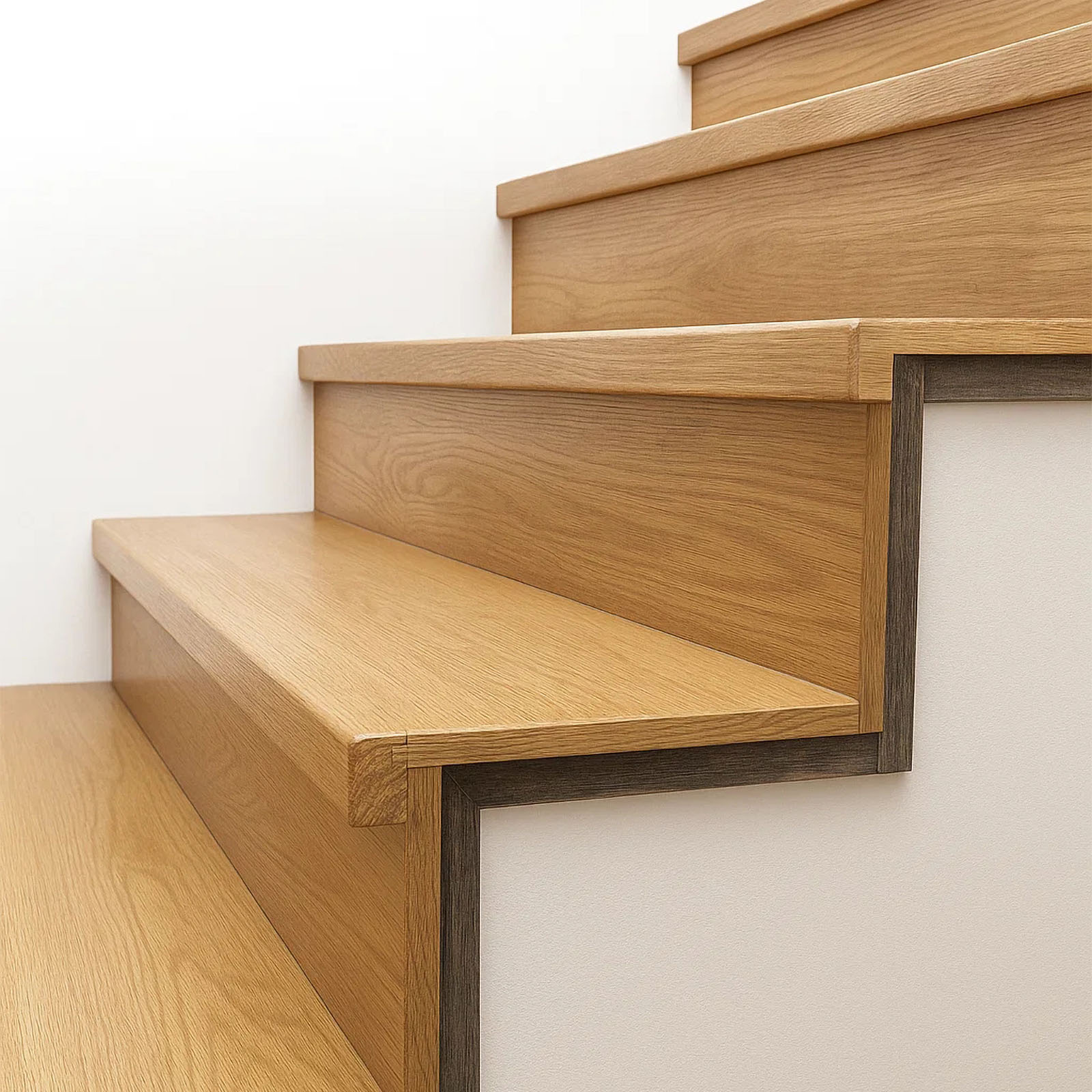 Nova Tread Kit with Riser 8872SQ - Straight Ends - Squared Nosing