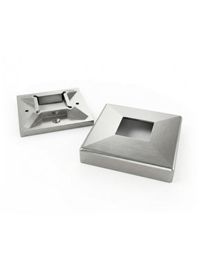 SteelX NP042 Newel Post - 90° Quarter Turn Holes