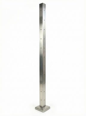 nm622ページ SteelX NP042 Newel Post - 90° Quarter Turn Holes - JMP Wood