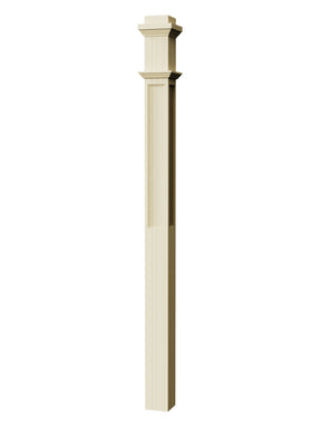 Box Newel 4075FP - Flat Panel (3-1/2")