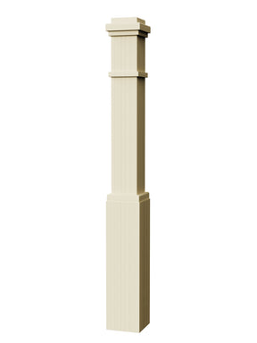 Box Newel 4091M - Mission Style (6-1/4")