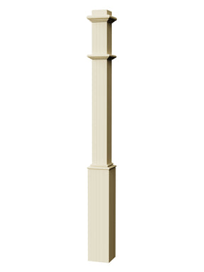 Box Newel 4176 - Adjustable Base (5")
