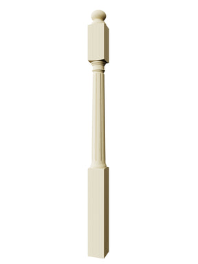 Tropicana Post to Post Newel (Fluted)