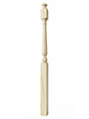 Colonial PR-4042/4045 Series Mushroom Top Newel Post (3") (Clearance)