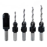 #option_PS-500 5-Piece - Countersink and Steel Plug Cutter Set (Includes Four Drills)