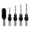 #option_PS-500 5-Piece - Countersink and Steel Plug Cutter Set (Includes Four Drills)
