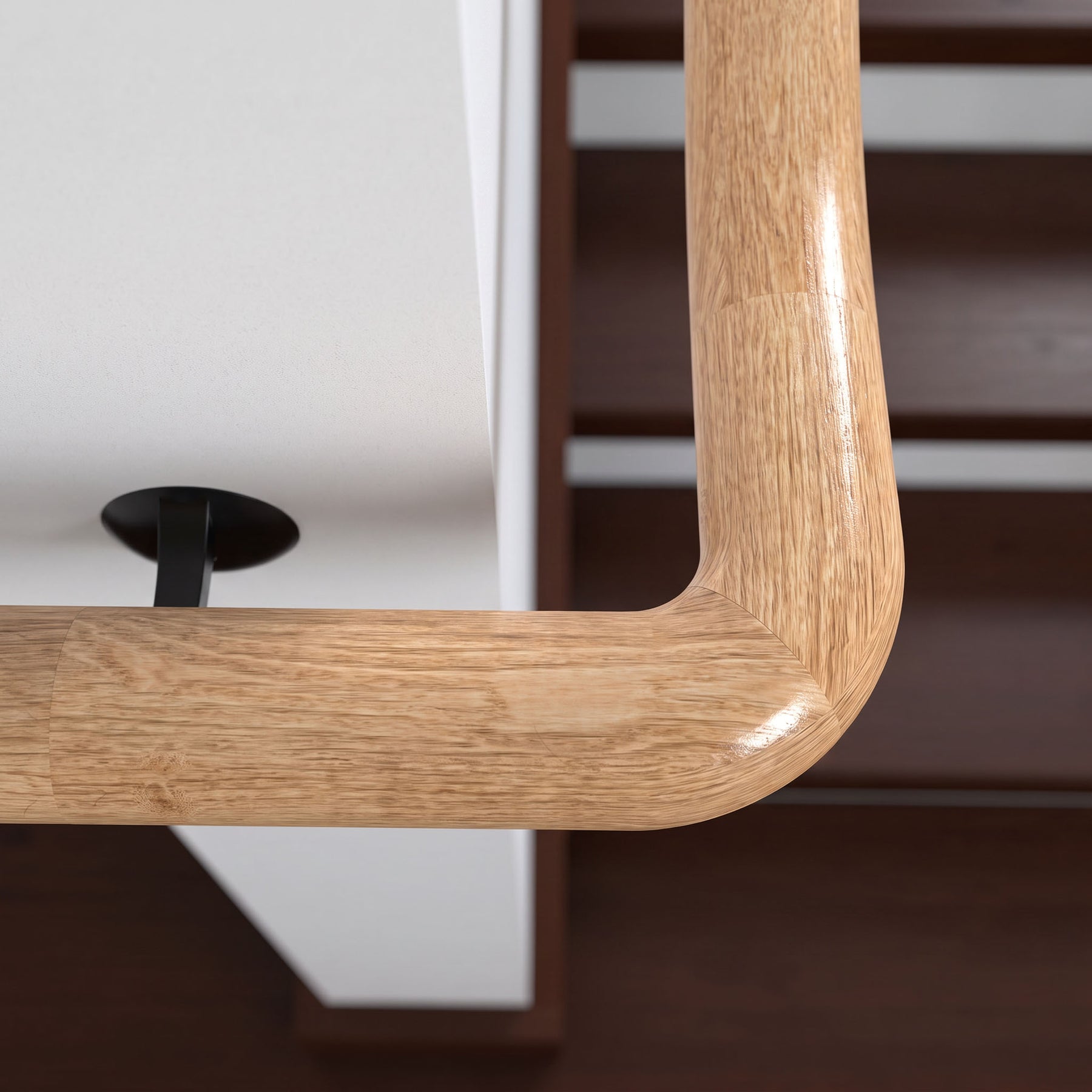 Fitting R6411 (6040 Handrail) - Level Quarter Turn 90º