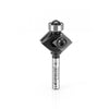 #option_RC-1014 Insert Bevel Laminate Trim 45 Deg x 1-1/16 Dia x 7/16 x 1/4 Inch Shank