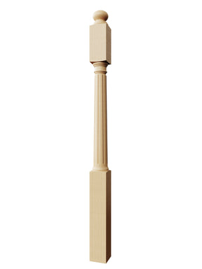 Tropicana Post to Post Newel (Fluted)