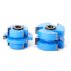 #option_SC558 2-Piece Tongue & Groove Cabinet Door 2-3/4 Dia x 1-3/4 x 1/2 & 3/4 Bore Set for 3/4 to 1-3/4 Material