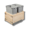 #Option_14 7/8 x 19 5/8 x 21 1/2 - Double 34-Quart *Gray* Bins