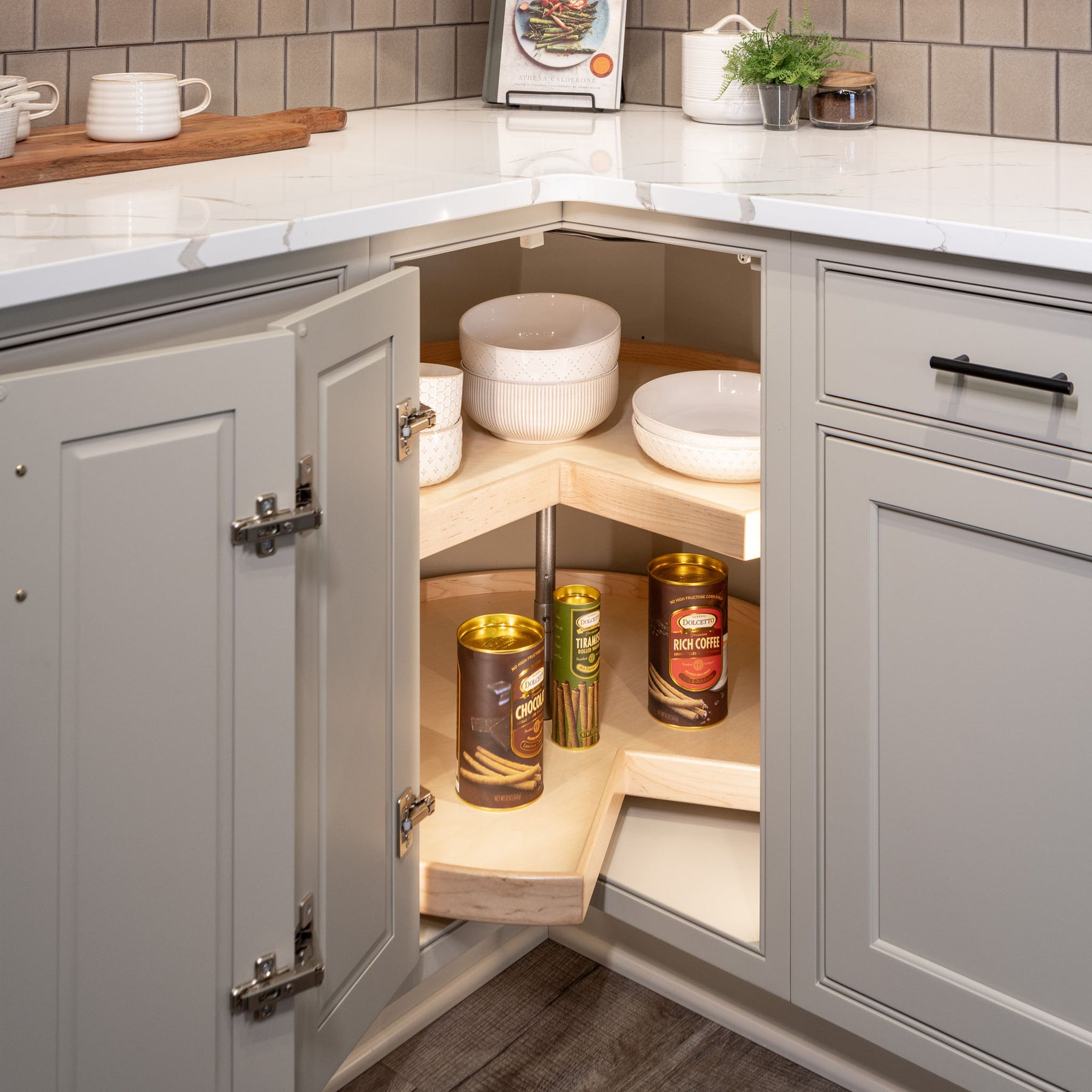 Century Lazy Susan Shelves - Signature Series