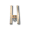 #Option_1 x 27 1/8 - 8 Brackets w/ Screws, 4 Pilasters, 8 Support Clips
