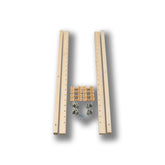 #Option_1 1/4 x 27 1/8 - 8 Brackets w/ Screws, 4 Pilasters, 8 Support Clips