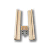 #Option_2 1/2 x 27 1/8 - 8 Brackets w/ Screws, 4 Pilasters, 8 Support Clips