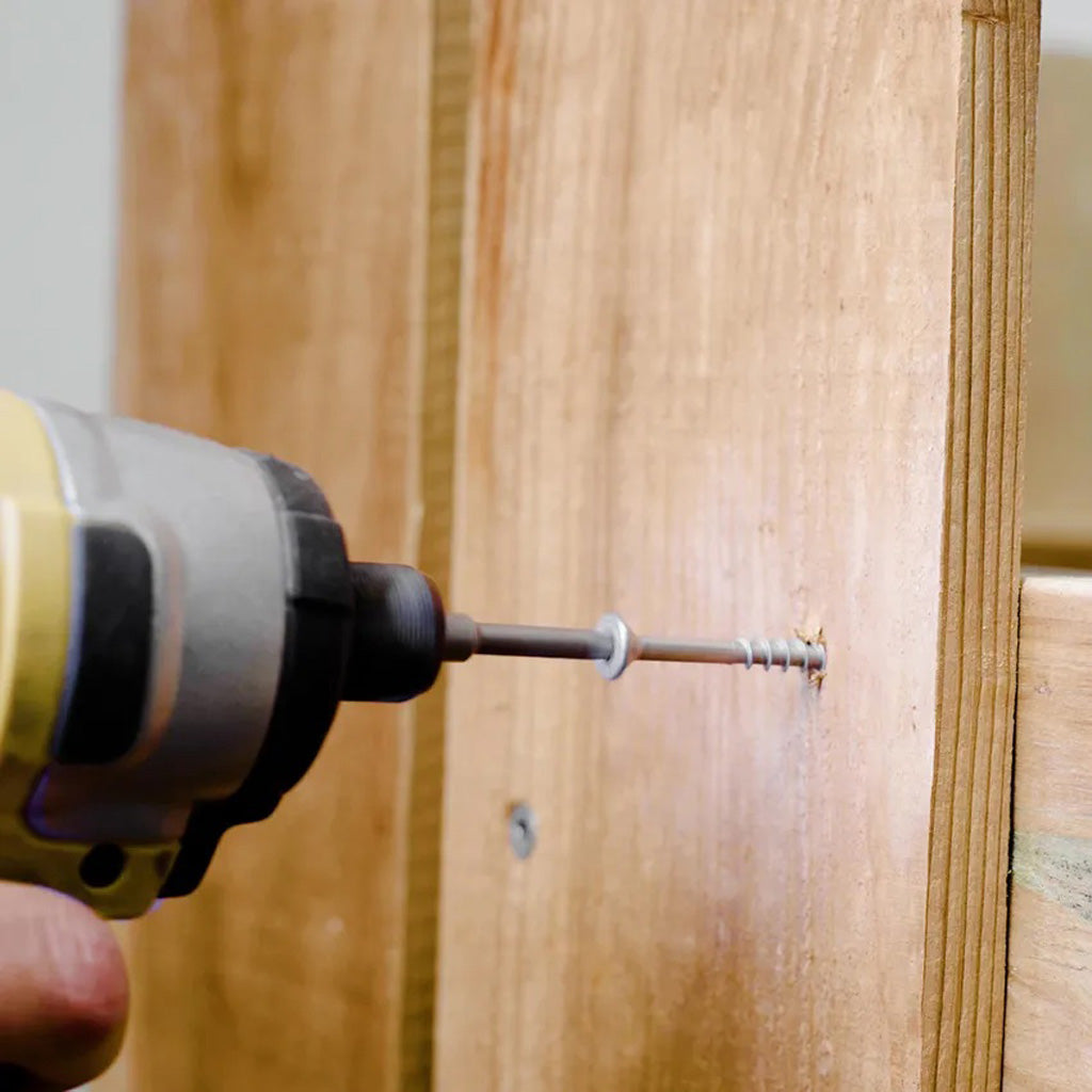 SPAX Exterior Multi-Material T-Star Plus Wood Screws - Flat Head, Partial Thread, HCR-X Coating