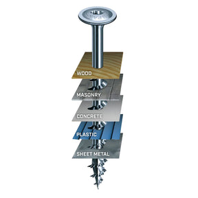SPAX Exterior Multi-Material Wafer Head HCR-X T-Star Plus Screws