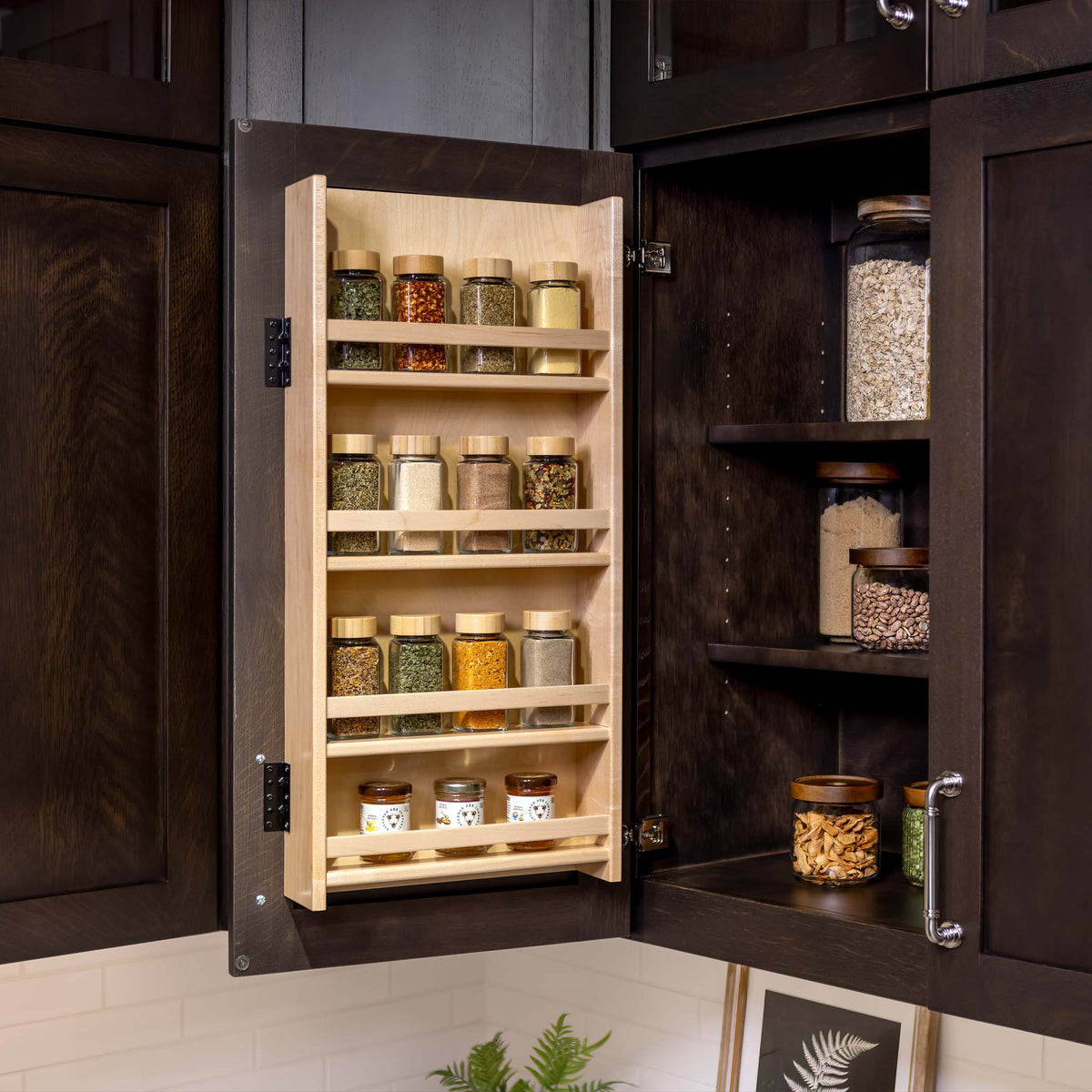 Century Door Mounted Spice Rack