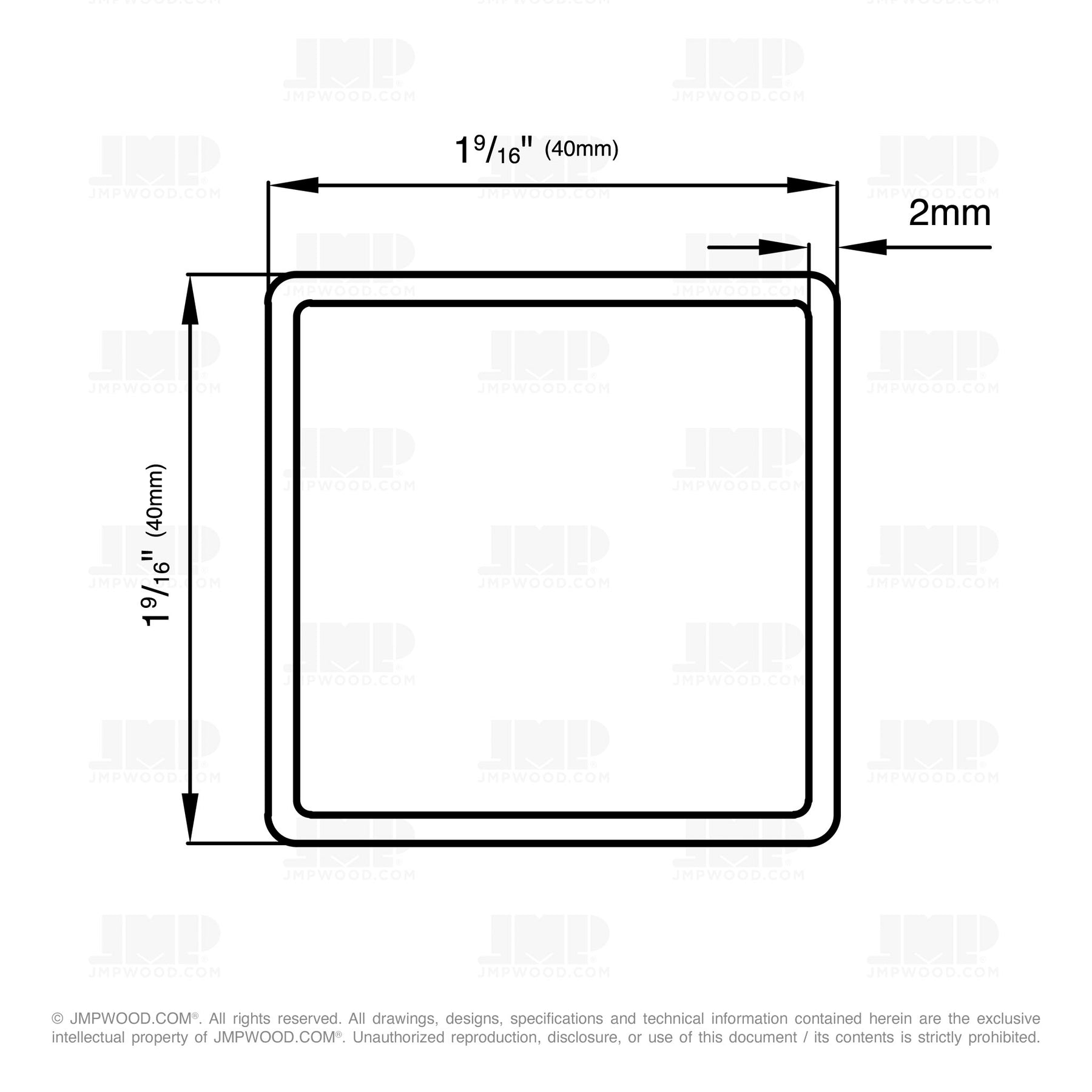 SteelX Square Handrail
