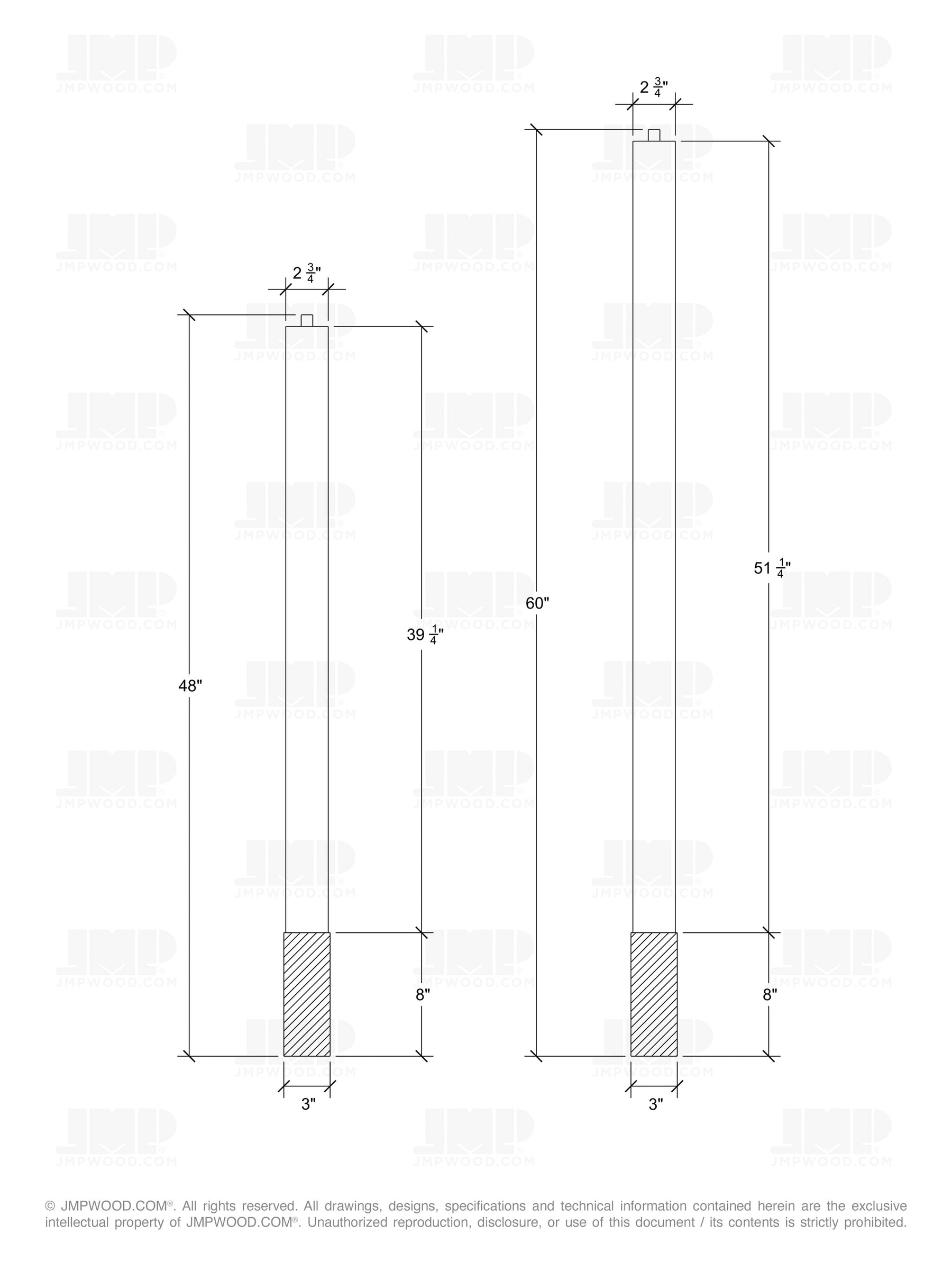 Steinway Newel Post