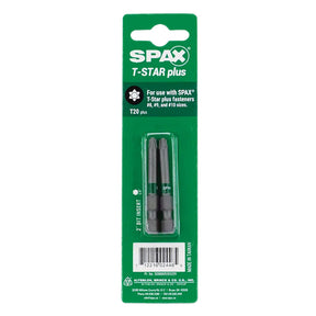SPAX T-20 Plus Bit 2" Bit Dual Pax - 2 Bits