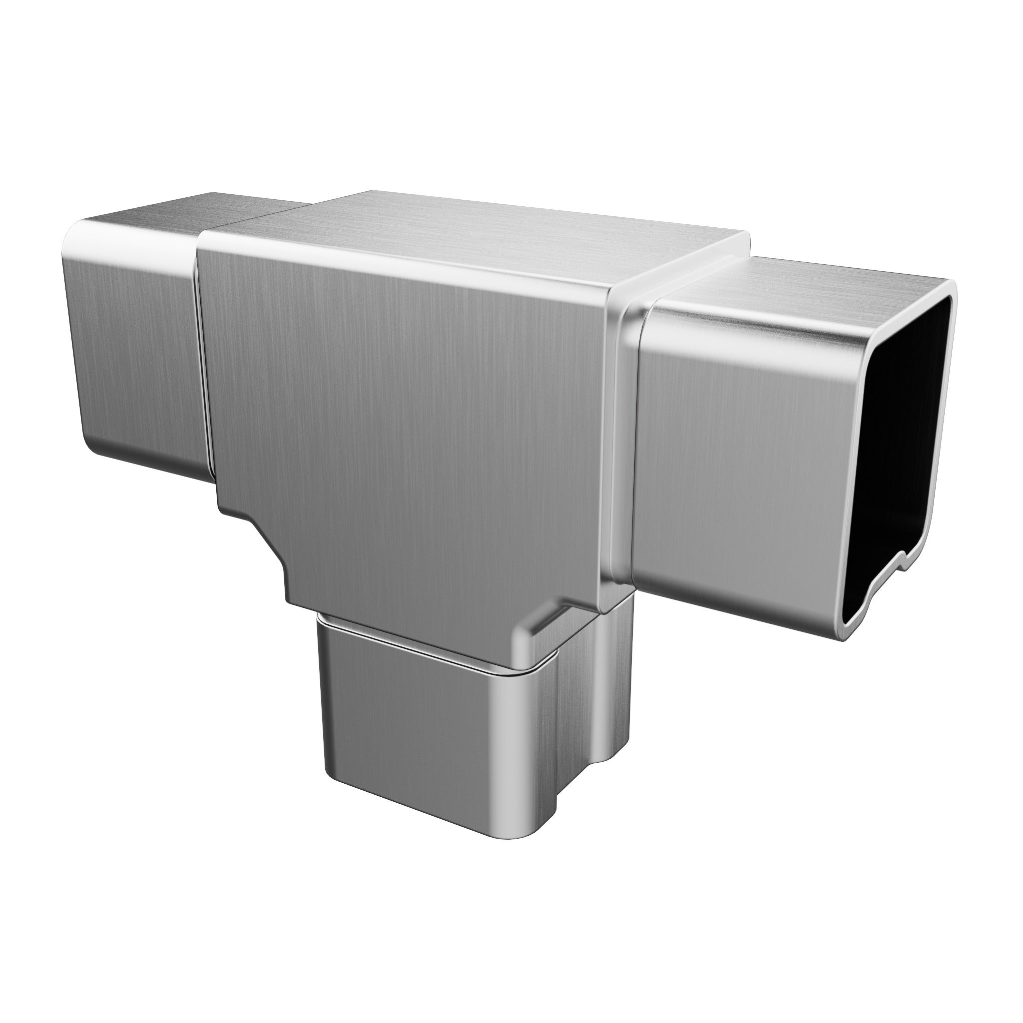 SteelX TC002 T Triple Connector Square 40x40mm - JMP Wood