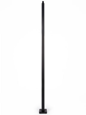 Iron Newel TN01-F - 1-3/16" Square - With Flange & Welded Plate
