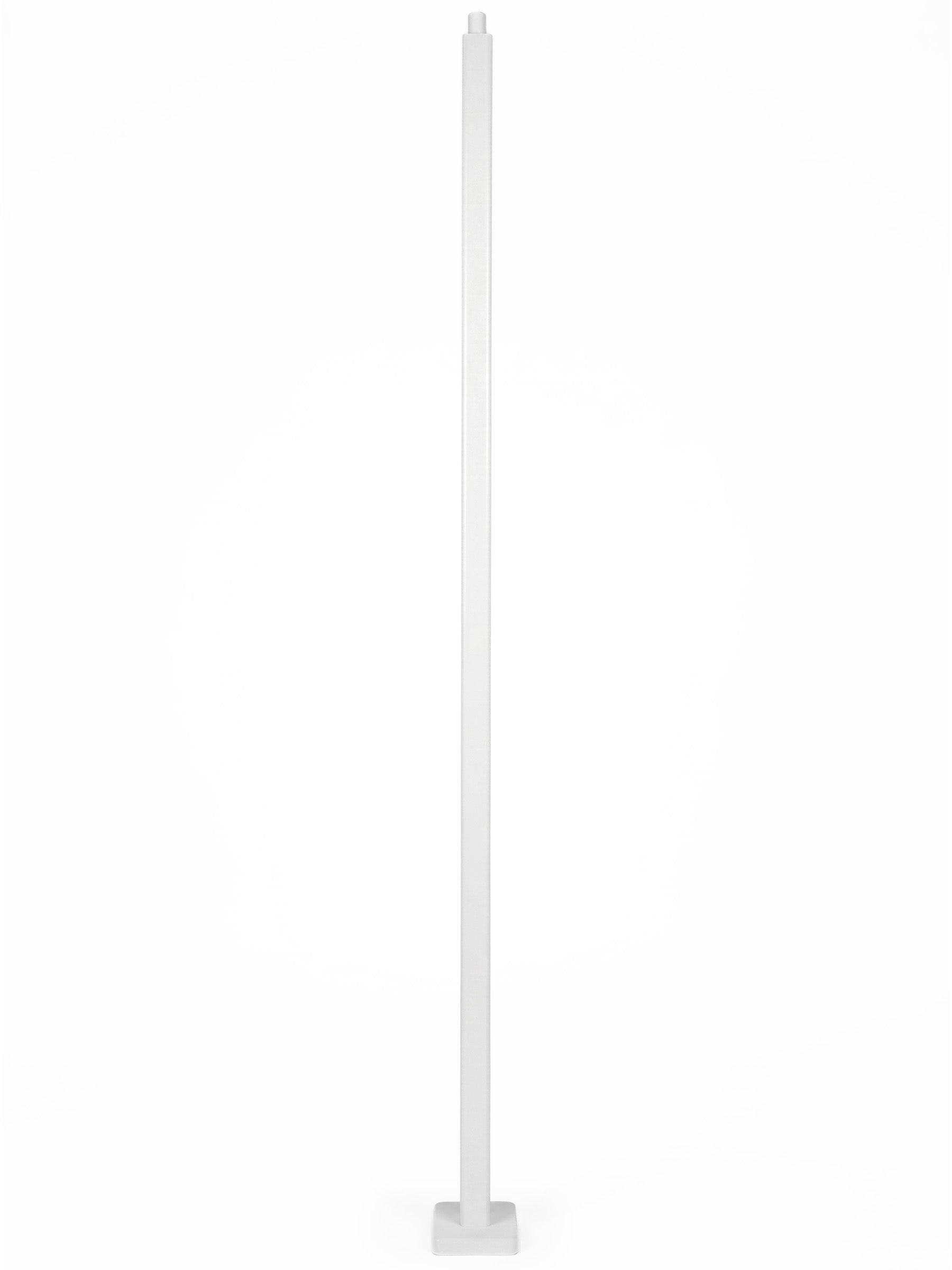 Iron Newel TN01-F - 1-3/16" Square - With Flange & Welded Plate