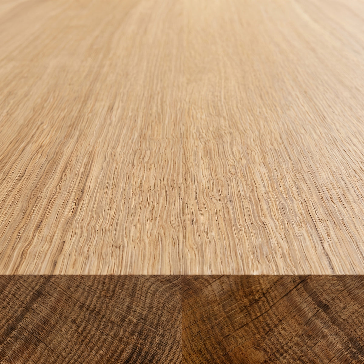 Rift Sawn White Oak Tread - Round Edge