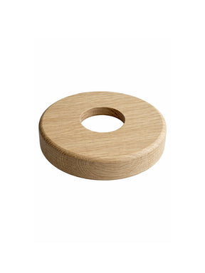 Round Wood Flange for 1-3/16" Round Iron Newel