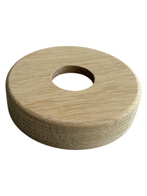 Round Wood Flange for 1-3/16" Round Iron Newel