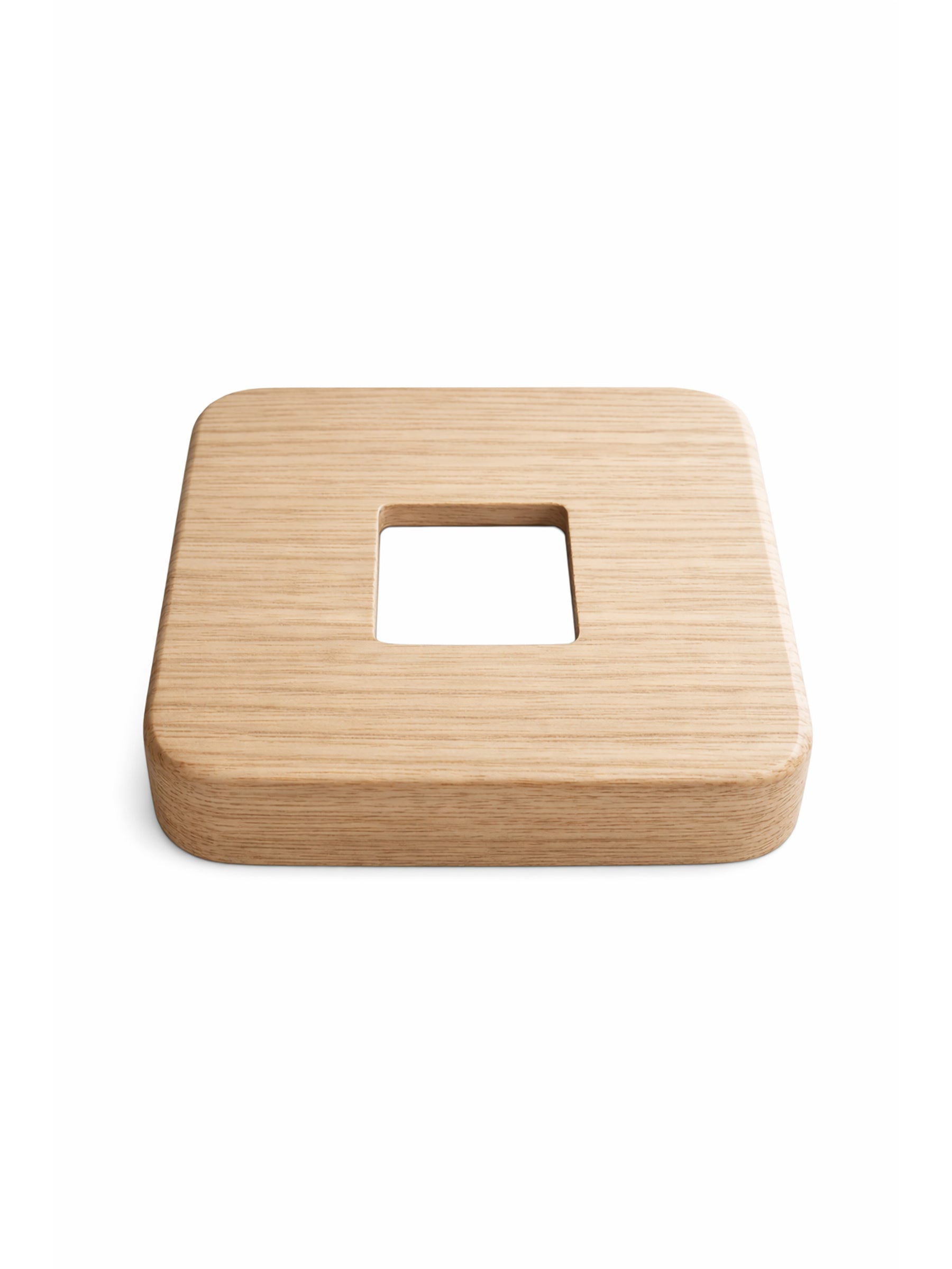 Square Wood Flange for 1-3/16" Square Iron Newel