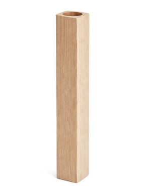 Square Wood Sleeve for 3/4" Round Iron Baluster