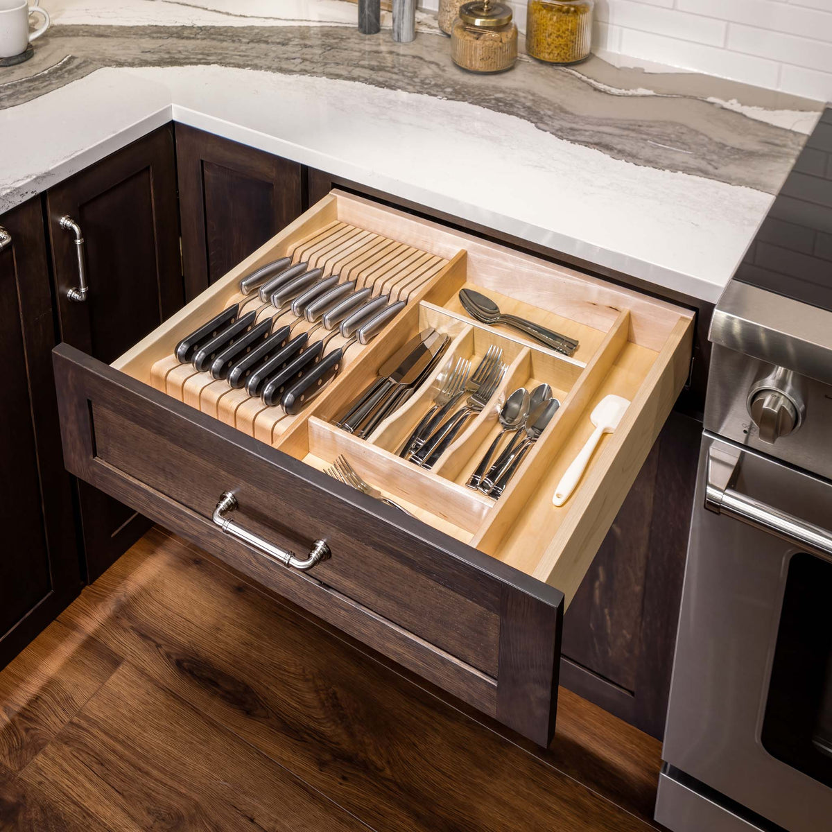 Century Knife Block - Wave