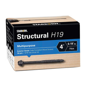 Starborn Structural H19 Multipurpose Wood Screws