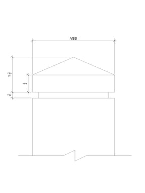 Y Line Pyramid Top Newel Post