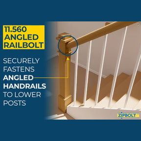 Zipbolt Angled Railbolt