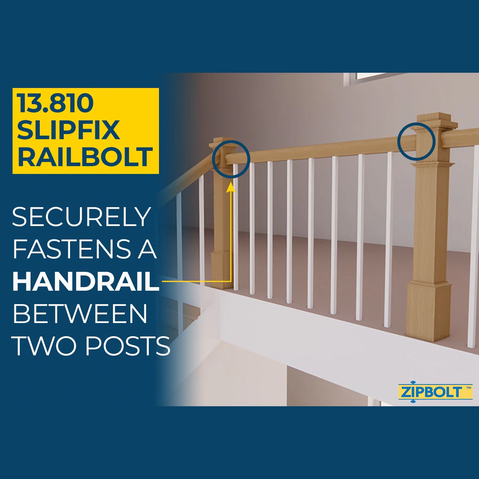 Zipbolt Slipfix Railbolt